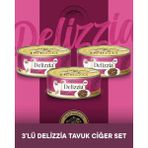 Reflex Plus Delizzia / Sos İçinde Parça Etli Tavuklu & Ciğerli Yetişkin Kedi Maması 85g x 3 Adet