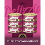 Reflex Plus Delizzia / Sos İçinde Parça Etli Tavuklu & Ciğerli Yetişkin Kedi Maması 85g x 6 Adet