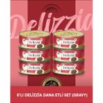 Reflex Plus Delizzia Yetişkin Dana Etli Gravy Kedi Maması 6x85 gram