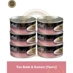 Reflex Plus Essential Ton Balık & Somon Kitten Yavru Kedi Konserve Maması Seti 6x70 gr - 6X70GR