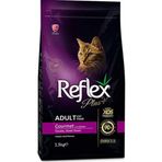 Reflex Plus Gourmet Tavuklu Renkli Taneli 1.5 kg Yetişkin Kedi Maması