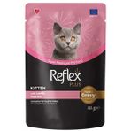 Reflex Plus Gravy Soslu Yavru Kedi Yaş Maması Kuzu Etli 85 Gr