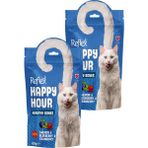 Reflex Plus Happy Hour Somonlu ve Yaban Mersinli Destekleyici Kedi Ödülü 2 x 60GR