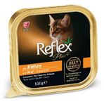 Reflex Plus Jöle İçinde Parça Dana Etli 100 gr Yavru Kedi Konservesi