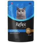 Reflex Plus Jöleli Ton Balıklı ve Alabalıklı 85 gr Yetişkin Kedi Konservesi