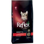 Reflex Plus Kuzu Etli Süper Premium Yetişkin Kedi Maması 15 kg Tahıllı Lezzet