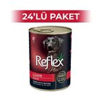 Reflex Plus Kuzulu Parça Etli 400 gr x 24 AdetKöpek Konservesi