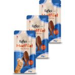 Reflex Plus Meat Fillet Yetişkin Kediler Için Ödül Maması Ton Balığı 30 gr Üçlü Paket