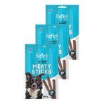 Reflex Plus Meaty Sticks Somonlu Köpek Ödül Çubuğu, 3x11gr Üçlü Paket