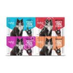 Reflex Plus Mini Mix Somonlu Kuzu Etli Biftekli Kısır Tavuk 20x2 gr Kedi Ödülleri