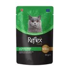 Reflex Plus Ördekli ve Tavşanlı Yetişkin Yaş 22x85 gr Kedi Mama