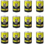 Reflex Plus Pate 395 gr 12 Adet Et Parçacıklı Tavuklu Kısırlaştırılmış Kedi Konservesi