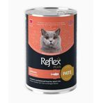 Reflex Plus Pate İçinde Et Parçacıklı Somonlu 395 gr Yetişkin Kedi Maması