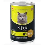 Reflex Plus Pate İçinde Et Parçacıklı Tavuklu 395 gr Kısırlaştırılmış Kedi Maması