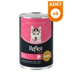 Reflex Plus Pate İçinde Kuzu Etli 395 gr 6 Adet Yavru Konserve Köpek Maması