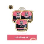 Reflex Plus Pate Somon ve Karidesli Yetişkin Kedi Maması – 3 × 85 G