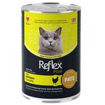 Reflex Plus Pate Sterilised Tavuklu Kısırlaştırılmış 400 gr Kedi Konservesi