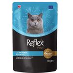 Reflex Plus Pouch Gravy 85 gr Beyaz Balıklı Soslu Kedi Yaş Maması