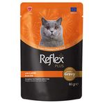 Reflex Plus Pouch Gravy 85 gr Kuzu Etli Soslu Kedi Yaş Maması