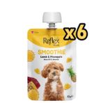 Reflex Plus Smoothie Kuzu Etli ve Ananaslı Likit Köpek Ödülü 85 gr x 6 Adet