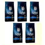 Reflex Plus Somon Balıklı Yetişkin Kedi Maması 1,5 Kg*5 Adet