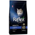 Reflex Plus Somonlu Yetişkin 1 kg Açık Kedi Maması