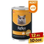 Reflex Plus Sos İçinde Dana Etli 12x400 gr Yetişkin Konserve Kedi Maması