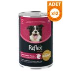 Reflex Plus Sos İçinde Kuzu Etli ve Tatlı Patatesli Yetişkin Konserve Köpek Maması - 12 Adet 400 Gr