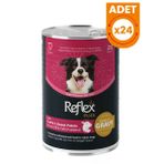 Reflex Plus Sos İçinde Kuzu Etli ve Tatlı Patatesli Yetişkin Konserve Köpek Maması - 400 Gr 24 Adet