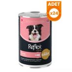 Reflex Plus Sos İçinde Somonlu Yetişkin Konserve Köpek Maması - 24 Adet 400 Gr