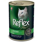 Reflex Plus Tavuklu ve Et Parçacıklı 400 gr Kedi Konservesi