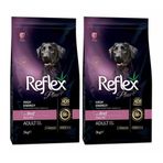 Reflex Plus Yüksek Aktiviteli Dana Etli 2x3 kg Yetişkin Köpek Maması
