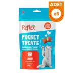 Reflex Pocket Treats Tavuklu Seçici Kediler için Kedi Ödül Maması - 6 Adet 60 Gr