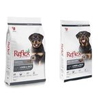 Reflex Puppy Lamb Kuzulu Yavru Köpek Maması, 15 Kg ve Reflex Kuzulu ve Pirinçli Yetişkin Köpek Maması, 15 Kg