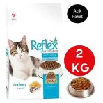 Reflex Somonlu Ve Hamsili Yetişkin Açık Kedi Maması 2 Kg (1 Kg X 2 Adet Taze Paket)