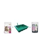Reflex Tavuk 1,5 kg Kedi Maması +Kedi Tuvaleti + 5 lt Kitty Max Kedi Kumu