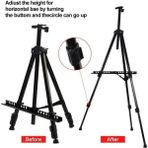 Refox Metal Şövale Tripod Ayaklı Taşınabilir Paslanmaz Şövale
