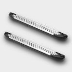 Regal Parts - Dacıa Araç Alüminyum Yan Basamak - RPB004 Sılver - DACIA- DUSTER (13-17) ORTA