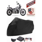 Regal Raptor Daytona 350 Siyah Motorsiket Brandası Motor Örtüsü Çadır Su Geçirmez Motosiklet Kılıfı Motor Brandası - Siyah- Arka Çanta UYUMSUZ