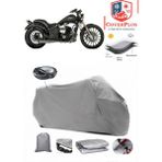 Regal Raptor Dd 125E Branda Gri Arka Çanta Uyumlu(Topcase) Motosiket Brandası Motor Örtüsü Çadır Su Geçirmez Motosiklet Kılıfı Motor Brandası,lastikli,taşıma Torbalı