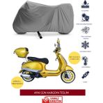 Regal Raptor Dd 350 E6 Motor Brandası Arka Çanta Uyumlu (Bağlantı Tokalı) Gri