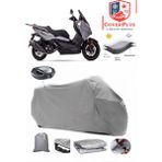Regal Raptor MAX125 Branda Gri Arka Çanta Uyumlu(Topcase) Motosiket Brandası Motor Örtüsü Çadır Su Geçirmez Motosiklet Kılıfı Motor Brandası,lastikli,taşıma Torbalı