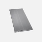Regalux 35x80 cm Gümüş Metal Raf