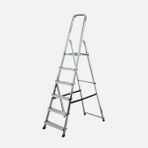 Regalux Alüminyum 6 Basamak 195x48x12 cm Katlanabilir Ev - Ofis Tipi Merdiven