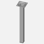 Regalux Çelik Boru Kare 300 mm Beyaz Masa Ayağı