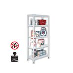 Regalux Metal 188x100x45 cm Beyaz 5 Katlı Raf
