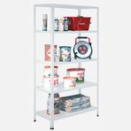 Regalux Metal 188x100x45 cm Gri 5 Katlı Raf