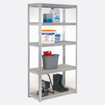 Regalux Metal Sunta 90x40x180 cm Gri 5 Katlı Raf