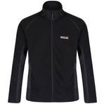 Regatta Erkek Ashton polar ceket Siyah/Siyah M