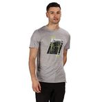 Regatta Erkek Fingal V' Quick Drying Active Short Sleeve Printed T-Shirts/Polos/Yelekler (1'li Paket)